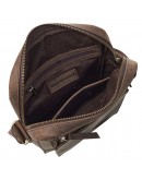 Фотография Коричневая мужская сумка на плечо из натуральной винтажной кожи TONY BELLUCCI - 5227-06
