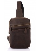 Фотография Мужская винтажная сумка на плечо - слинг Newery N6896KC
