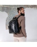 Фотография Черный кожаный фирменный мужскою рюкзак L.A. Confidential Time Resistance 5240401