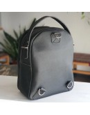 Фотография Черный женский рюкзак из науральной зернистой кожи 6282207W-SGE