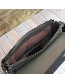Фотография Коричневая горизонтальная кожаная винтажная сумка на плечо 5583360-SGE