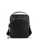 Фотография Черная удобная мужская сумка - барсетка Vintage 20247