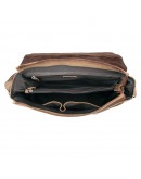 Фотография Мега модная и винтажная кожаная сумка на плечо 76002LR