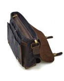 Фотография Вместительная мужская сумка на плечо, кожа и ткань Tarwa RCG-6045-3md