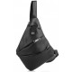 Черный мужской кожаный слинг на плечо Tarwa GA-6402-4lx