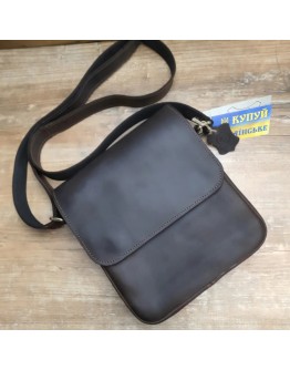 Темно-коричневая мужская плечевая сумка 71131-SGE