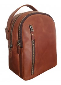 Кожаный женский коричневый рюкзак 67228801W-SGE