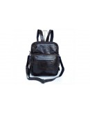 Фотография Красивый практичный модный кожаный  рюкзак 77007 коричневый