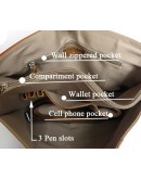 Фотография Модный портфель из винтажной лошадиной кожи 77035b1