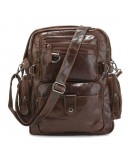 Фотография Добротный мужской рюкзак из натуральной кожи 77042Q