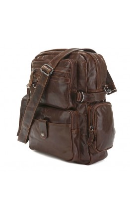 Добротный мужской рюкзак из натуральной кожи 77042Q