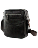 Фотография Тёмно-коричневая небольшая сумка на плечо 7063