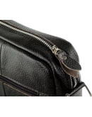 Фотография Тёмно-коричневая небольшая сумка на плечо 7063