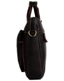 Фотография Кожаная коричневая мужская повседневная сумка Cross 7079