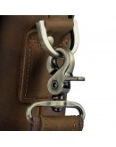 Фотография Стильный и прочный винтажный кожаный портфель 77082R