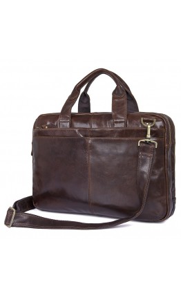 Кожаная мужская функциональная сумка 77092-2С