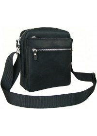 Черная кожаная винтажная сумка на плечо 709217-SGE