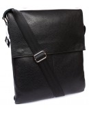 Фотография Большая кожаная мужская сумка формата А4 на плечо 7094