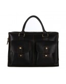 Фотография Мужская коричневая сумка - портфель в стиле ретро 77096
