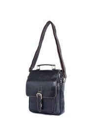 Черная мужская сумка на плечо с ручкой для ношения в руке 71016a