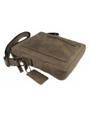 Фотография Мужская кожаная сумка на плечо без клапана 710427-SKE