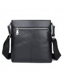 Фотография Черная мужская сумка на плечо - планшетка 71048A-2