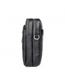 Фотография Мужская черная небольшая сумка через плечо 71052A
