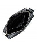 Фотография Черная кожаная сумка через плечо 71057A