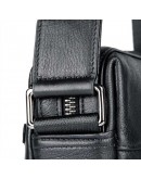 Фотография Черная кожаная сумка через плечо 71057A
