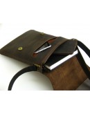 Фотография Мужская коричневая кожаная сумка-планшетка 71059-SGE