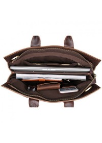 Удобная кожаная мужская сумка - портфель 77107R