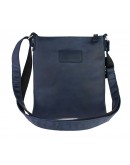 Фотография Синяя кожаная мужская сумка планшетка 710727-SKE