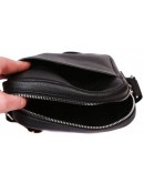 Фотография Удобная черная сумка мужская на плечо 7090A