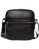 Фотография Удобная черная сумка мужская на плечо 7090A