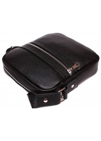 Удобная черная сумка мужская на плечо 7090A