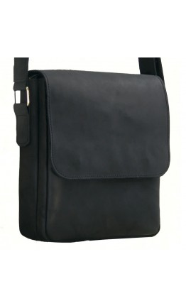 Кожаная черная сумка с клапаном 71115-SGE