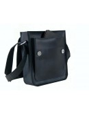 Фотография Черная удобная мужская сумка на плечо 7112-SGE