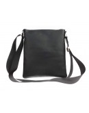 Фотография Кожаная небольшая мужская черная сумка планшетка 711220-SKE