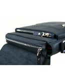 Фотография Черная кожаная мужская плечевая сумка 711999-SGE