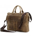Фотография Многофункциональная мужская сумка из кожи лошади 77113B