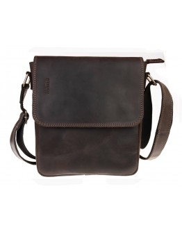 Мужская темно-коричневая плечевая сумка 711830-SKE