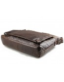 Фотография Добротный винтажный мужской кожаный портфель 77120C