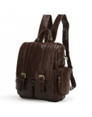 Фотография Коричневый повседневный мужской рюкзак коричневого цвета 77123c