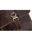 Фотография Мужская сумка коричневого цвета из натуральной кожи 71292c