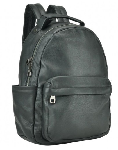 Фотография Черный рюкзак из натуральной кожи 713A-2