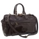 Дорожная кожаная коричневая мужская сумка - саквояж DESISAN - 714-09