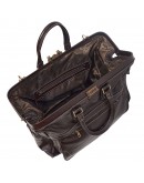 Фотография Дорожная кожаная коричневая мужская сумка - саквояж DESISAN - 714-09