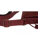 Фотография Бордовая кожаная женская небольшая сумка 71425W-SKE