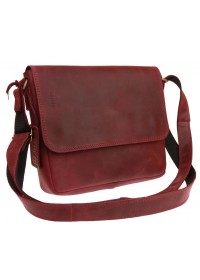 Бордовая кожаная женская небольшая сумка 71425W-SKE