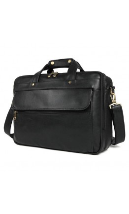 Добротная и стильная мужская кожаная сумка 77146A